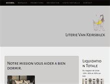 Tablet Screenshot of literievk.be